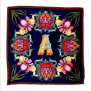 New Gucci Silk Scarf